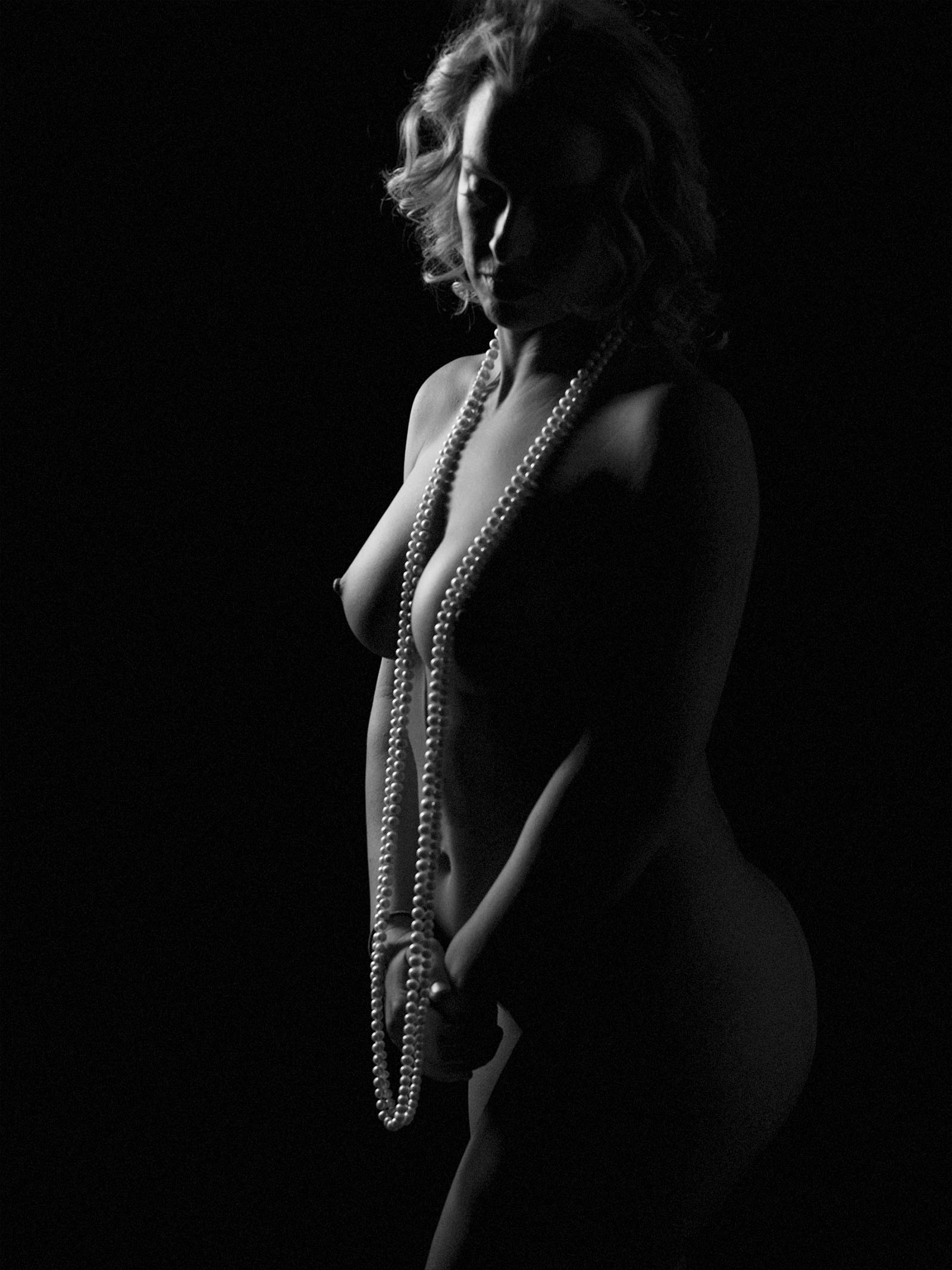 nude black and white photography